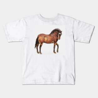 Welsh stallion in colored pencil Kids T-Shirt